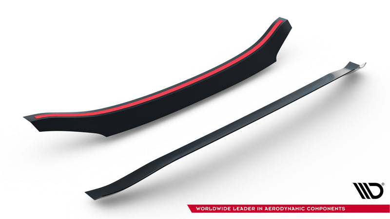 Maxton Design OBERER SPOILER VERLANGERUNG V.2 Honda Civic Type-R Mk10 / Mk10 Facelift