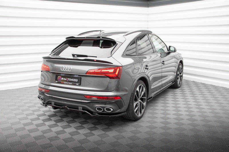 Maxton Design Höher Spoiler Cap Audi SQ5 / Q5 S-Line Sportback Mk2 Facelift