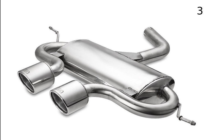 Maxton Design AUSPUFF ENDACHALLDAMPFER EXHAUST VOLKSWAGEN GOLF VI GOLF V R32 SCIROCCO 3