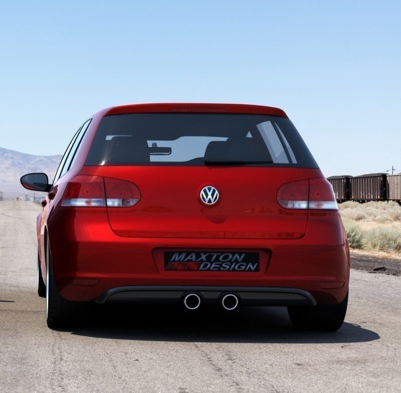 Maxton Design AUSPUFF ENDACHALLDAMPFER EXHAUST VOLKSWAGEN GOLF VI GOLF V R32 SCIROCCO 3