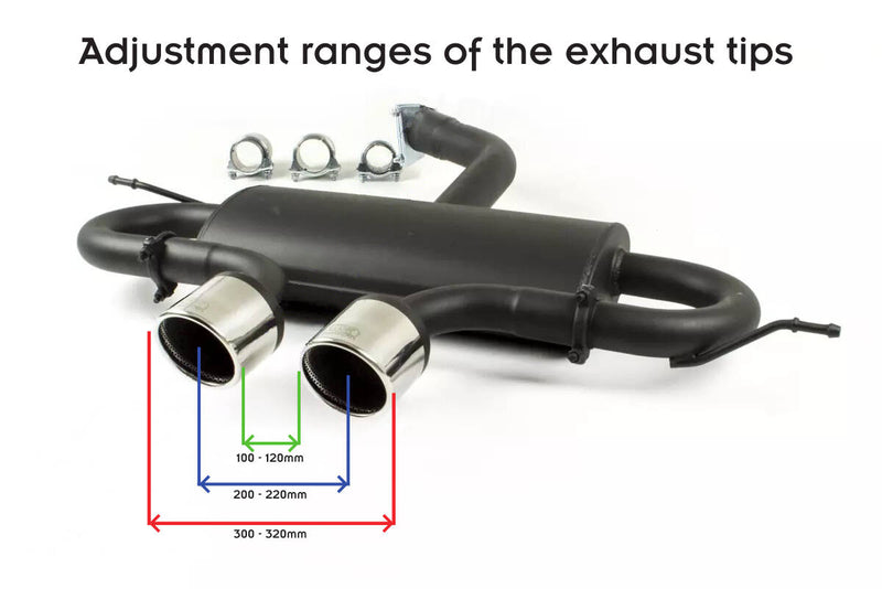 Maxton Design AUSPUFF ENDACHALLDAMPFER EXHAUST VOLKSWAGEN GOLF VI GOLF V R32 SCIROCCO 3