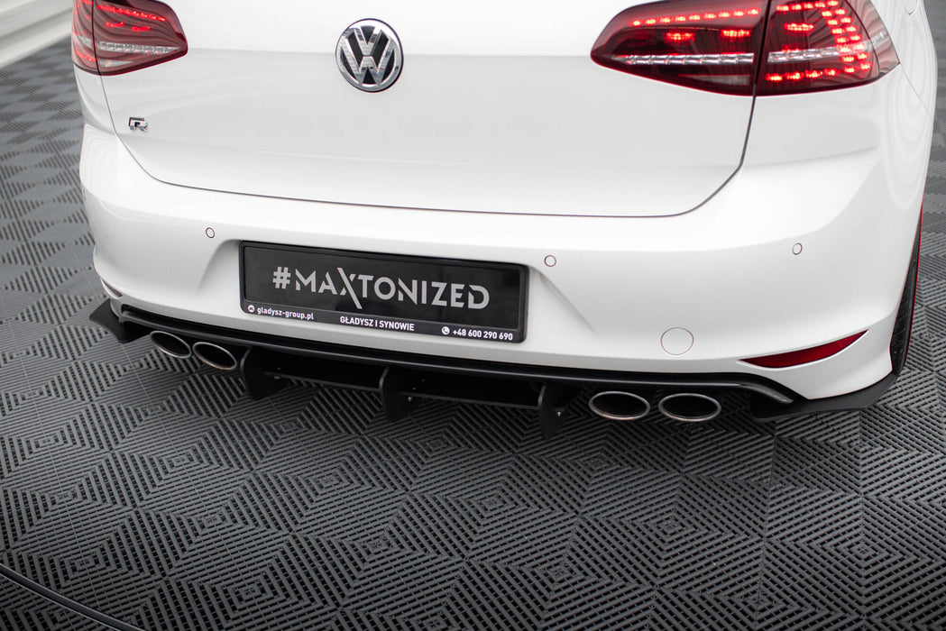 Maxton Design VW GOLF 7 R HATCHBACK HECKSCHURZE & HECK DIFFUSOR SEITE L+R