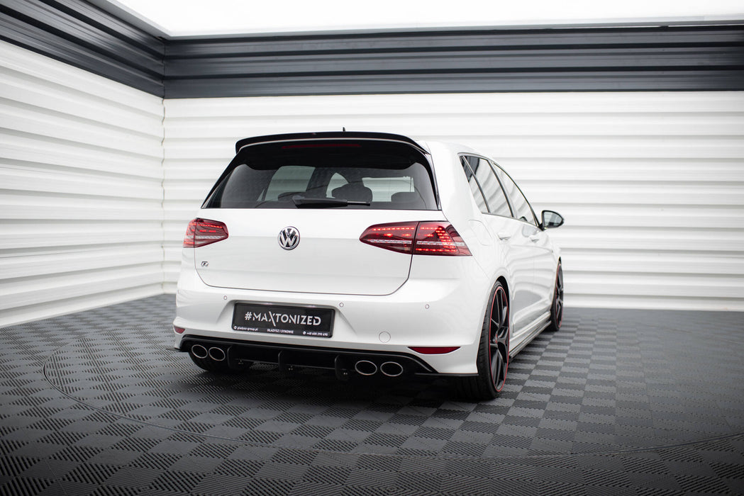 Maxton Design VW GOLF 7 R HATCHBACK HECKSCHURZE & HECK DIFFUSOR SEITE L+R