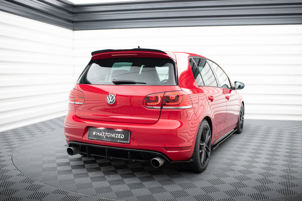 Maxton Design VW GOLF VI GTI / 35TH HECKSCHURZE & HECK DIFFUSOR SEITE L+R