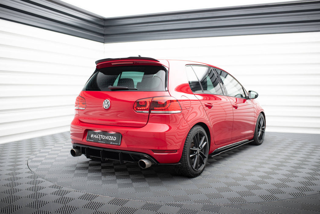 Maxton Design VW GOLF VI GTI / 35TH HECKSCHURZE & HECK DIFFUSOR SEITE L+R