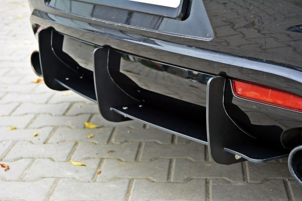 Maxton Design VW SCIROCCO R HECKSCHURZE & HECK DIFFUSOR SEITE L+R
